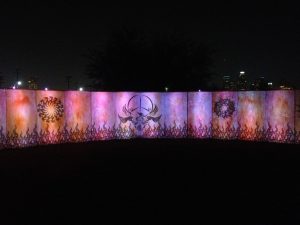 Burning Man Art - Peace Wall Art Project