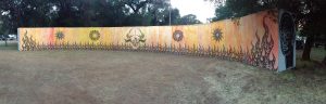 Lucidity Music Festival Art - Peace Wall Art Project