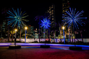 electric, dandelions, light, installation, fireworks, vivid, sydney, 2026