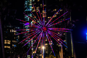 electric, dandelions, light, installation, fireworks, vivid, sydney, 2026