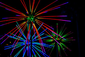 electric, dandelions, light, installation, fireworks, vivid, sydney, 2026