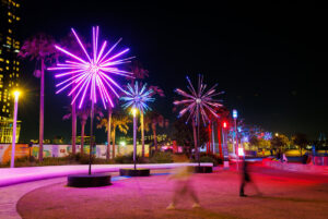 electric, dandelions, light, installation, fireworks, vivid, sydney, 2026