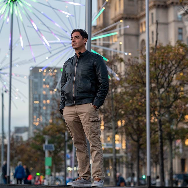 Abram Santa Cruz, Los Angeles, Burning Man, Artist, immersive, light, installation