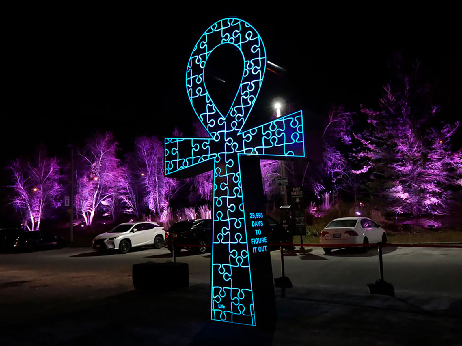 Life Puzzle (Ankh) - A 2019 Burning Man Art Project