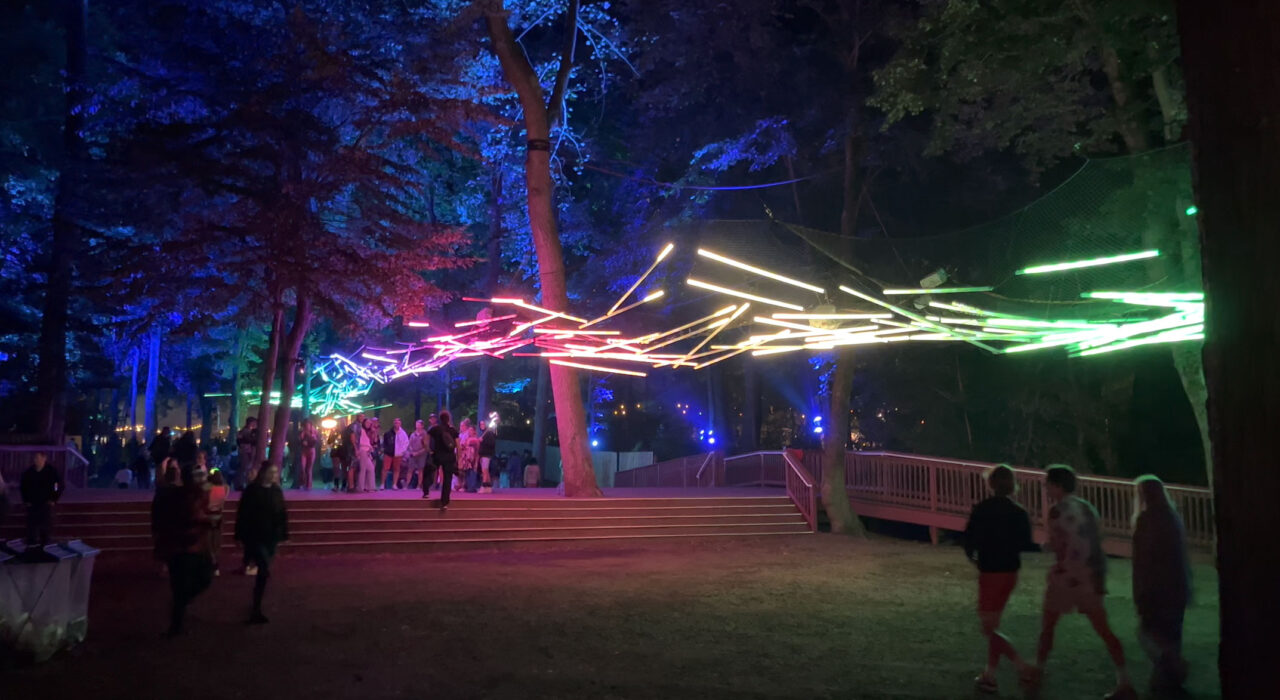 River of Lights installation at 2022 Firefly Music Festival