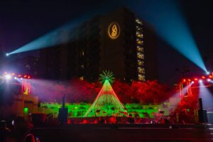 Grand Illuminations, Downtown LA, immersive, christmas, light show, light exhibit, immersive experience