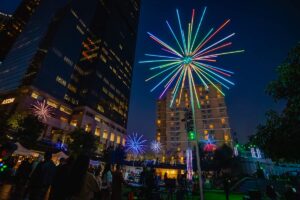 Grand Illuminations, Downtown LA, immersive, christmas, light show, light exhibit, immersive experience