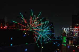 Grand Illuminations, Downtown LA, immersive, christmas, light show, light exhibit, immersive experience