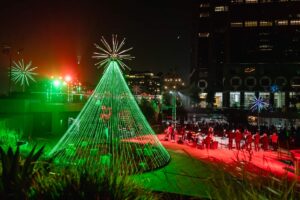 Grand Illuminations, Downtown LA, immersive, christmas, light show, light exhibit, immersive experience