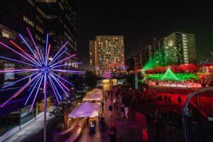 Grand Illuminations, Downtown LA, immersive, christmas, light show, light exhibit, immersive experience