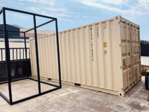 maaya, berlin, custom, container, bar, custom container bar, fabrication, festival, art