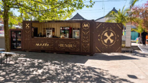 maaya, berlin, custom, container, bar, custom container bar, fabrication, festival, art